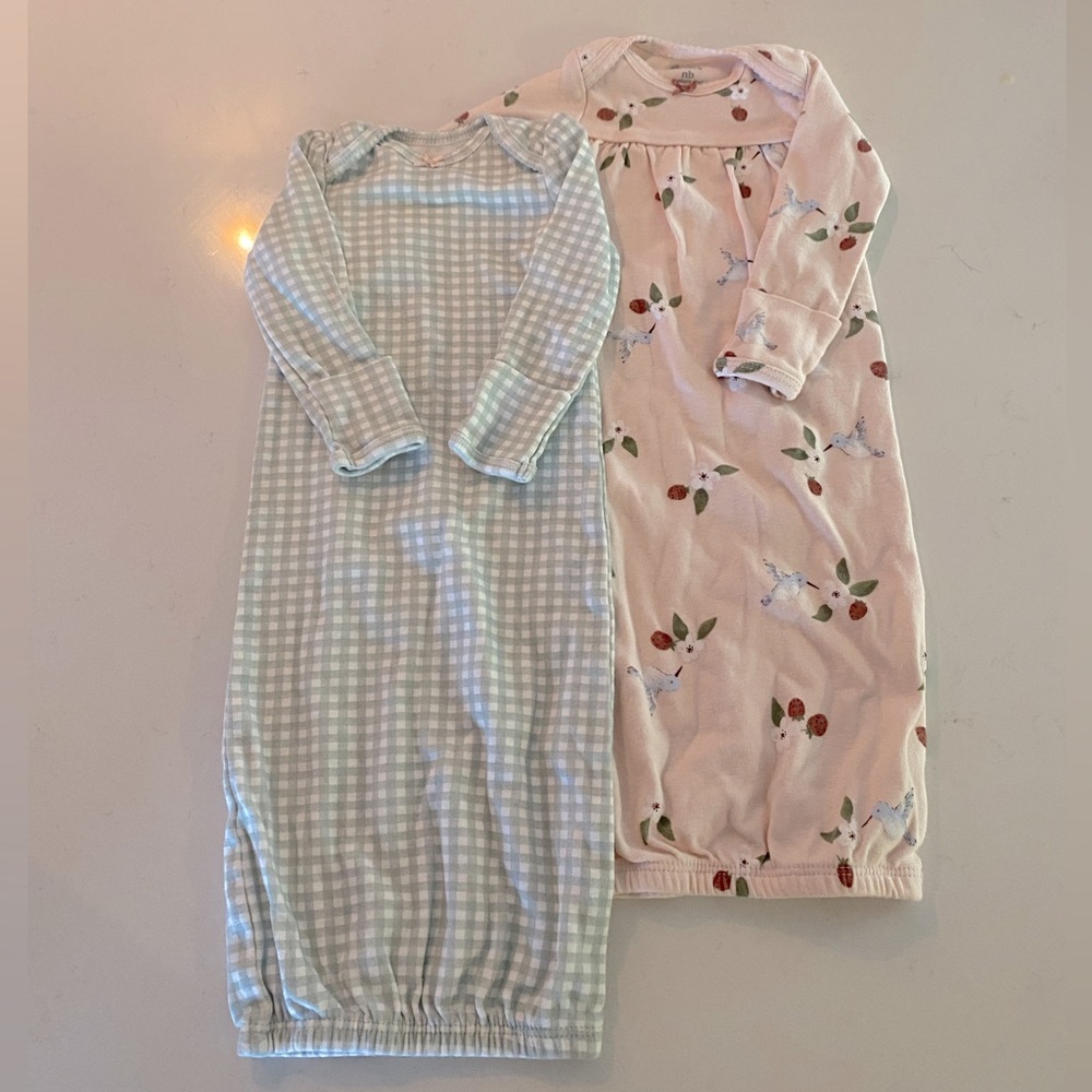 Carters Newborn Sleep Gown Set